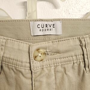 Tan Flare Wide Leg Jeans